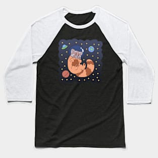 Red panda in space Baseball T-Shirt